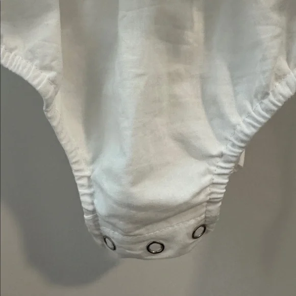 White flower fairy baby girl tulle romper - Picture 3 of 5